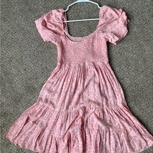 Altar'd State Pink Patterned Kids Dress